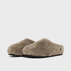Birkenstock Amsterdam Wrapped Shearling Beige