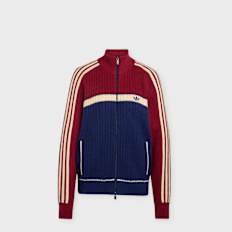 adidas Originals Knitted Archive Track Top Blau