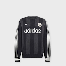 adidas Originals Winter Club Knitted GFX Crewneck Schwarz