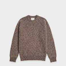 Wood Wood Sylvester Crew Neck braun