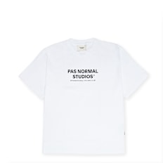 Pas Normal Studios Off-Race Logo T-Shirt Weiss