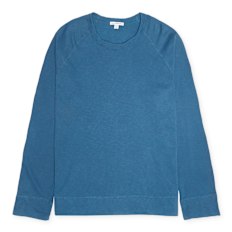 James Perse Vintage Pullover Sterling blau