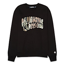 Billionaire Boys Club&nbsp; Camo Arch Logo Crewneck noir