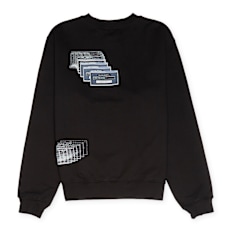 Daily Paper Pop Up Sweater zwart