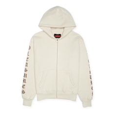 Pleasures&nbsp; OE Zip Up Hoodie beige