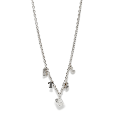 TwoJeys Lucky Charms Necklace silber