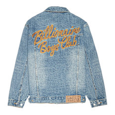 Billionaire Boys Club Script Logo Denim Jacket bleu