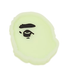 A Bathing Ape Ape Head Glow In The Dark Tray M green