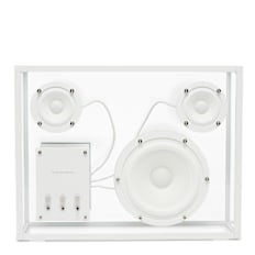 Transparent Speaker blanc