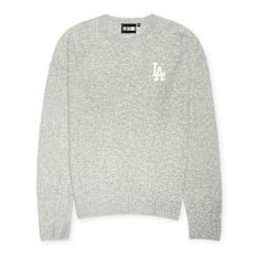 New Era Wmns MLB Knit Crew Los Angeles Dodgers grau