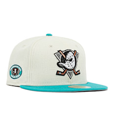 New Era MLB Chrome Pack 59Fifty Anaheim Ducks beige