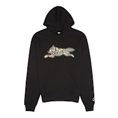ICECREAM Woodland Camo Running Dog Popover Hood zwart