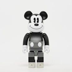 Medicom&nbsp; Bearbrick Mickey Mouse B&W Ver (Mickey Mouse & Friends) 400% noir