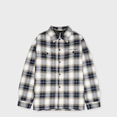 No Problemo&nbsp; Mino Problemo Checkered Overshirt bleu