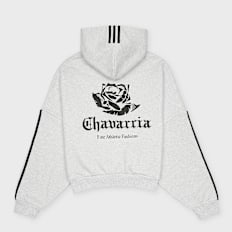 adidas Originals x Willy Chavarria FZ Hoodie Grau