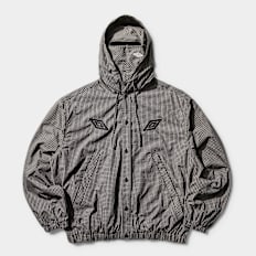 Umbro by Slam Jam Gingham Masked Shirt grey