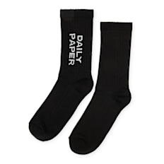 Daily Paper Logotype Socks zwart