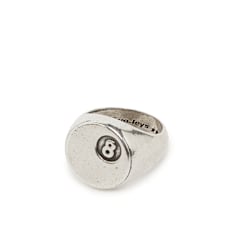TwoJeys 8 ball Ring argent