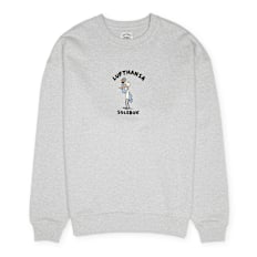 solebox x Lufthansa Standing Salute Sweater grey