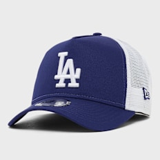 New Era Side Patch Trucker blauw