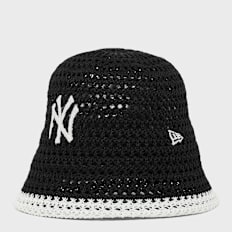 New Era Female Knitted Bucket schwarz
