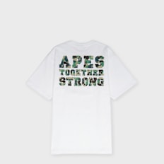 A Bathing Ape ABC Camo College ATS Tee blanc