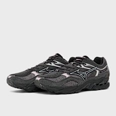 Mizuno Wave Mustang Ls Suede Schwarz