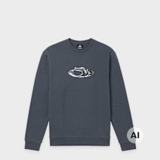Oakley Animatronic Frog Crewneck grau