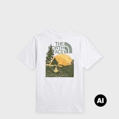 The North Face Pitch A Tent Relaxed Tee wit