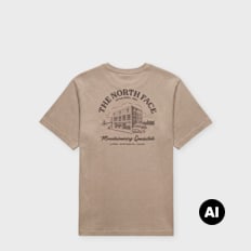 The North Face Outdoor Graphic Relaxed Short-Sleeve T-Shirt beige