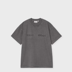 Carhartt WIP S/S Boxed T-Shirt soot garment dyed Undefinierte Farbe