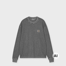 Carhartt WIP L/S Vista Waffle T-Shirt grau