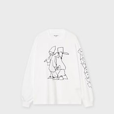 Carhartt WIP L/S Blinkerfluid T-Shirt white Undefinierte Farbe