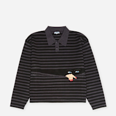 House of Errors Knitted Peeping Rugby zwart