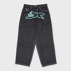 ICECREAM Triple Scoop Running Dog Denim Pants bleu