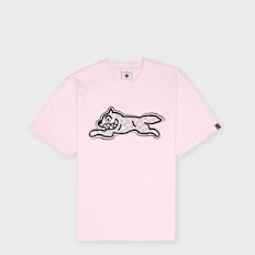 ICECREAM Half Tone Running Dog T-Shirt Rosa