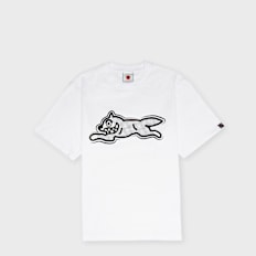 ICECREAM Half Tone Running Dog T-Shirt Weiß