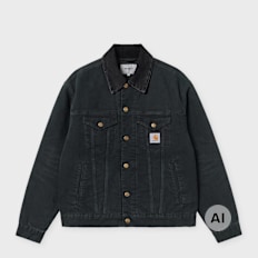 Carhartt WIP OG Trucker Jacket black / black stone canvas Undefined Color