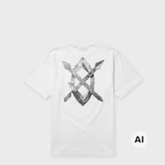 Daily Paper Origami Shield T-Shirt weiß