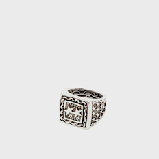 TwoJeys Family Signet Ring zilver