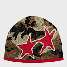 TwoJeys&nbsp; Reversible Icon Camo/Red Beanie camouflage
