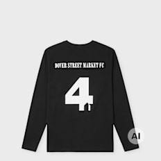 DSM Kei Ninomiya Unisex Football Back Print Longsleeve Tee Knit black UndefinedColor