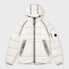 C. P. Company D.D. Shell Hooded Down Jacket  gauze white Undefinierte Farbe