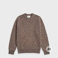 Wood Wood Sylvester Crew Neck braun