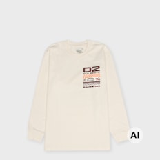 solebox Racing Longsleeve Typo beige