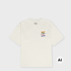 solebox Racing Tee Sticker beige