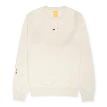 Nike Nockta Fleece Crewneck lt orewood brn/team red beige 87750 1