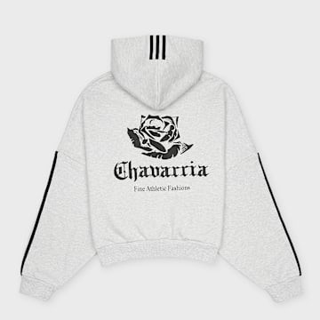 adidas Originals x Willy Chavarria FZ Hoodie grau 95760 1