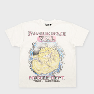 Hellstar Muscle Beach T-Shirt Beige 106146 1