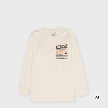 solebox Racing Longsleeve Typo Beige 140570 1